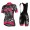 2017 Damen Ale Graphics PRR Camo Schwarz-Rose Fahrradbekleidung Satz Radtrikot Kurzarm+Kurz Trägerhose