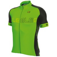 2017 Ale Excel Basic Radtrikot Kurzarm Grün Fluo
