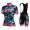 2017 Damen Ale Graphics PRR Camo Blau-Rose Fahrradbekleidung Satz Radtrikot Kurzarm+Kurz Trägerhose