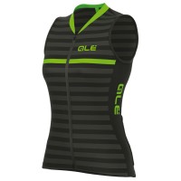 2017 Damen ärmelloses Trikot S/M Ale Excel Surf-Schwarz Grün