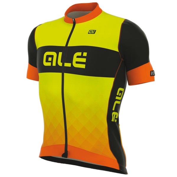 2017 Ale R-EV1 Rumbles Radtrikot Kurzarm Orange Gelb Fluo 2017 Ale R-EV1 Rumbles Radtrikot Kurzarm Orange Gelb Fluo
