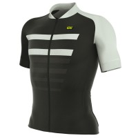 2017 Ale PRR 2.0 Piuma Radtrikot Kurzarm Schwarz Weiß