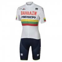 BAHRAIN-MERIDA lituanien champion Fahrradbekleidung Satz Radtrikot Kurzarm+Kurz Radhose 2017
