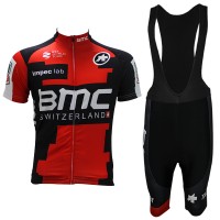 2017 BMC Racing Fahrradbekleidung Satz Radtrikot Kurzarm+Kurz Trägerhose Outlet