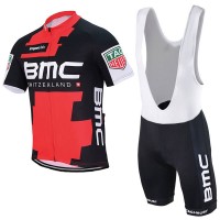 Bmc Racing Team 2017 Fahrradbekleidung Satz Radtrikot Kurzarm+Kurz Trägerhose