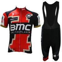 2017 BMC Racing Fahrradbekleidung Satz Radtrikot Kurzarm+Kurz Trägerhose