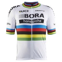 BORA Hansgrohe Pro Team 2017 UCI World Champion Radtrikot Kurzarm