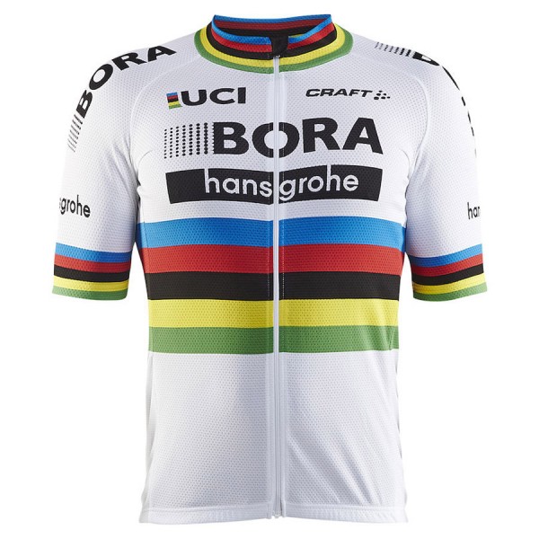 BORA Hansgrohe Pro Team 2017 UCI World Champion Radtrikot Kurzarm
