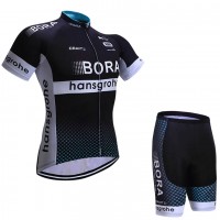 BORA Hansgrohe 2017 Fahrradbekleidung Satz Radtrikot Kurzarm+Kurz Radhose