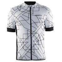 Craft Reel Graphic Radtrikot Kurzarm Weiß