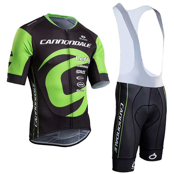 Cannondale FACTORY RACING 2017 Fahrradbekleidung Satz Radtrikot Kurzarm+Kurz Trägerhose