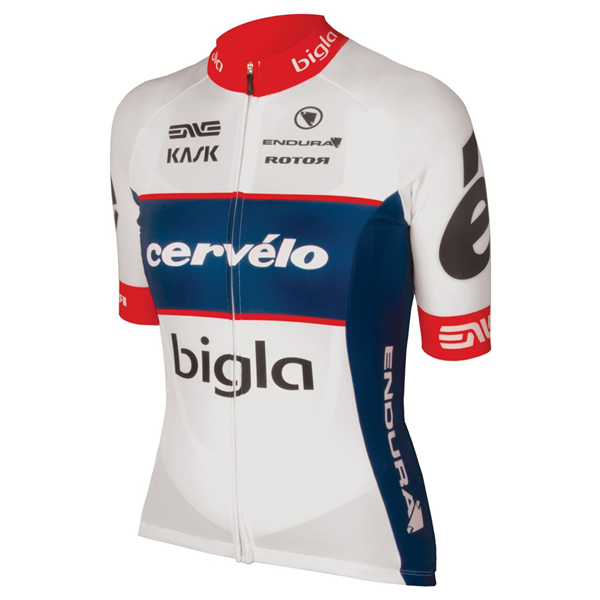 2017 Cervelo Bigla Radtrikot Kurzarm