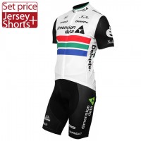 DIMENSION DATA 2017 South African Champion Fahrradbekleidung Satz Radtrikot Kurzarm+Kurz Radhose