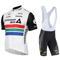 DIMENSION DATA 2017 South African Fahrradbekleidung Satz Radtrikot Kurzarm+Kurz Trägerhose