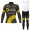 2017 Direct Energie Pro Nouveau Fahrradbekleidung Satz Radtrikot Langarm+Lang Trägerhose