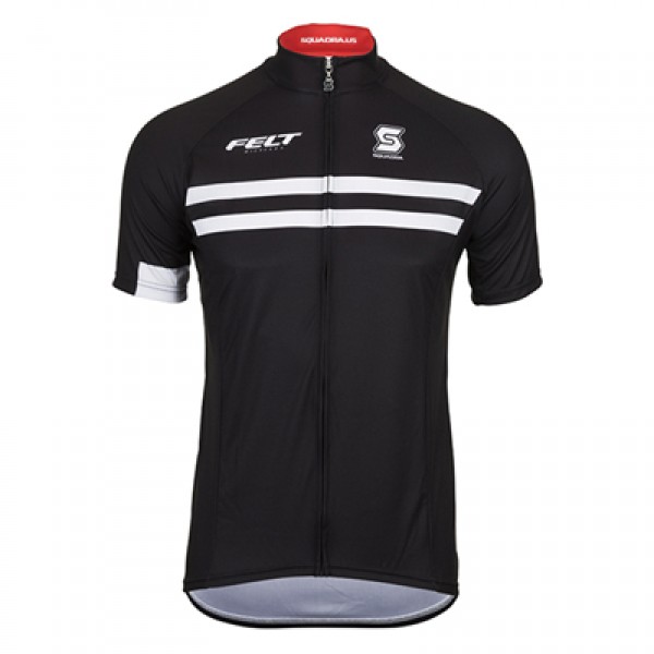 2017 Felt Schwarz Radtrikot Kurzarm
