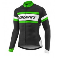 2017 Giant Grün Schwarz Radtrikot Langarm
