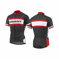 2017 Giant Rot Schwarz Radtrikot Kurzarm
