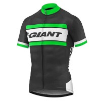2017 Giant Grün Schwarz Radtrikot Kurzarm
