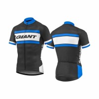 2017 Giant Blau Schwarz Radtrikot Kurzarm