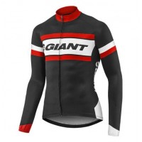 2017 Giant Rot Schwarz Radtrikot Langarm
