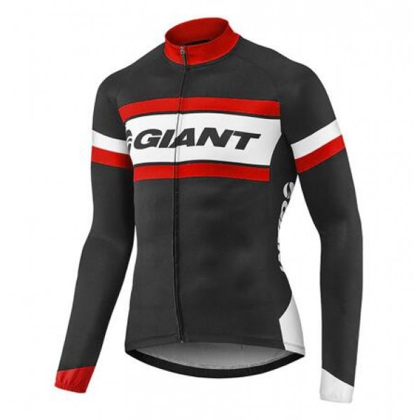 2017 Giant Rot Schwarz Radtrikot Langarm