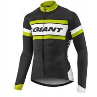 2017 Giant Gelb Schwarz Radtrikot Langarm