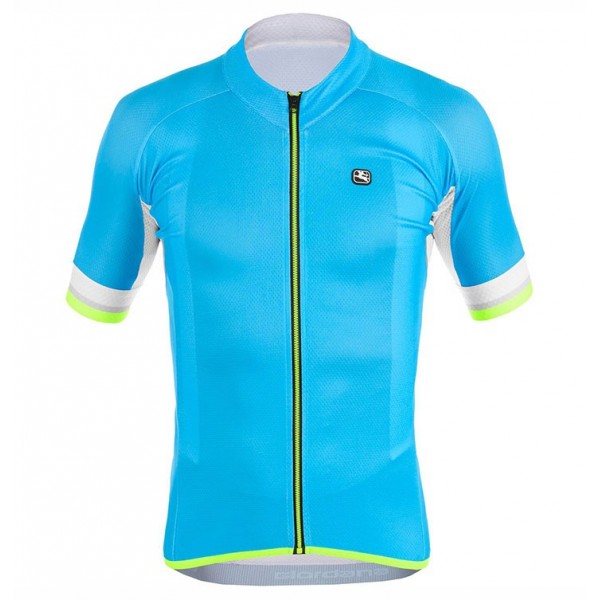 2017 Giordana Silber Line Blau Radtrikot Kurzarm