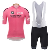 Giro d'Italia 2017 Rose Fahrradbekleidung Satz Radtrikot Kurzarm+Kurz Trägerhose