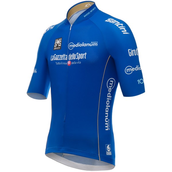 Giro d'Italia 2017 Blau Radtrikot Kurzarm Giro d'Italia 2017 Blau Radtrikot Kurzarm