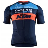 2017 KTM Blau-Orange Radtrikot Kurzarm