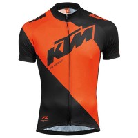 2017 KTM Radtrikot Kurzarm orange Schwarz