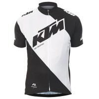 2017 KTM Radtrikot Kurzarm Weiß Schwarz
