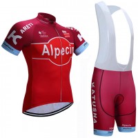 2017 KATUSHA Alpecin Fahrradbekleidung Satz Radtrikot Kurzarm+Kurz Trägerhose