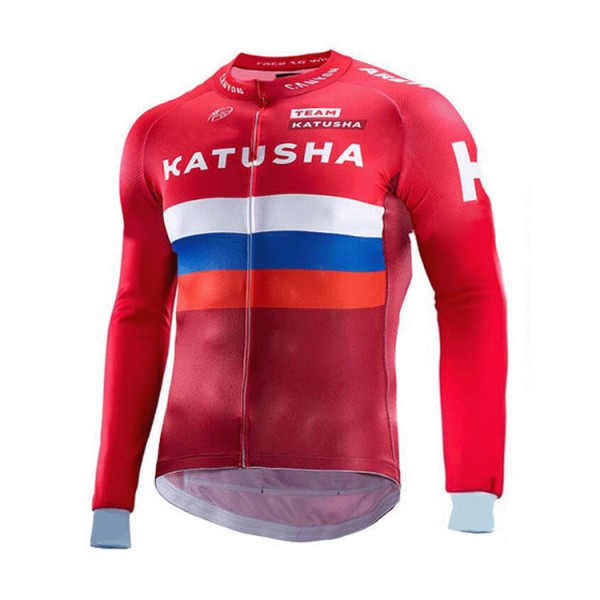 Katusha 2017 Radtrikot Langarm