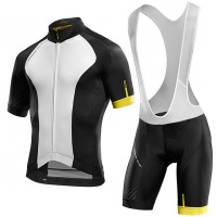 2017 MAVIC Fahrradbekleidung Satz Radtrikot Kurzarm+Kurz Trägerhose 06