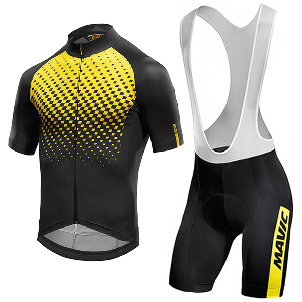 2017 MAVIC Fahrradbekleidung Satz Radtrikot Kurzarm+Kurz Trägerhose 04
