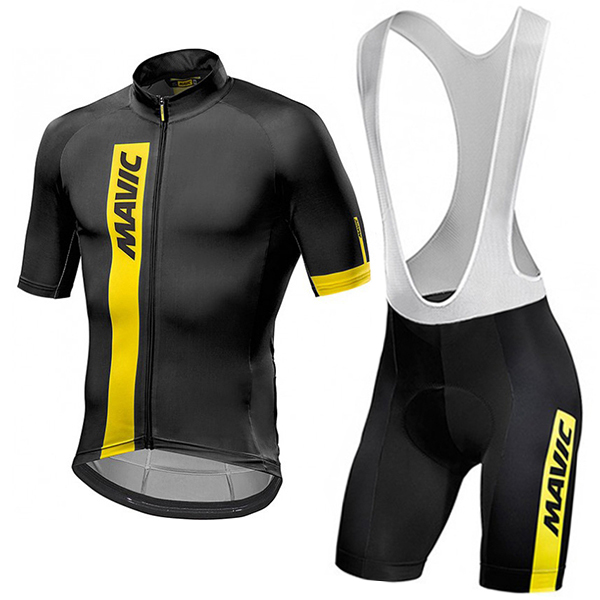 2017 MAVIC Fahrradbekleidung Satz Radtrikot Kurzarm+Kurz Trägerhose 01