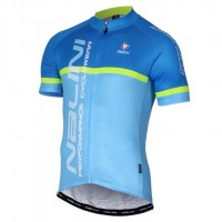 2017 Nalini PRO Brivio Blau Radtrikot Kurzarm