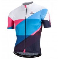 2017 Nalini PRO Campione Weiß-Blau Radtrikot Kurzarm