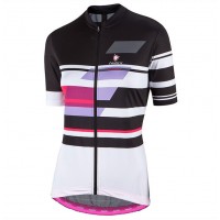 2017 Nalini PRO dolomiti Damen Schwarz Radtrikot Kurzarm