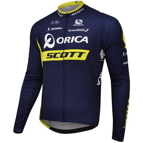 2017 Orica Scott Radtrikot Langarm
