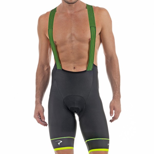 2017 Pinarello Tour Kurz Trägerhose-Schwarz Gelb