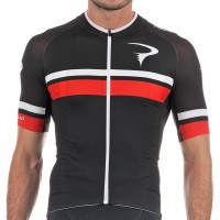 2017 Pinarello Corsa Radtrikot Kurzarm-Schwarz Rot