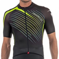 2017 Pinarello Tour Radtrikot Kurzarm-Schwarz Gelb