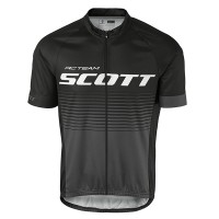 2017 Scott Rc Schwarz Grau Radtrikot Kurzarm