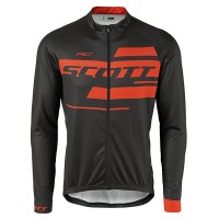 2017 Scott Rc Schwarz-Rot Radtrikot Langarm