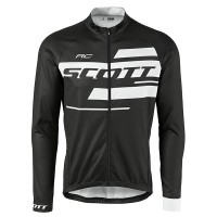2017 Scott Rc Schwarz-Weiß Radtrikot Langarm