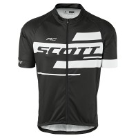 2017 Scott Rc Schwarz-Weiß Radtrikot Kurzarm