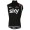 2017 Sky Pro ärmelloses Trikot Schwarz